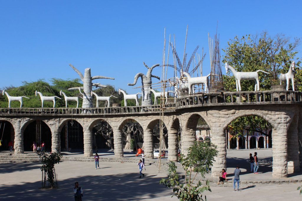 Chandigarh - skalny ogród